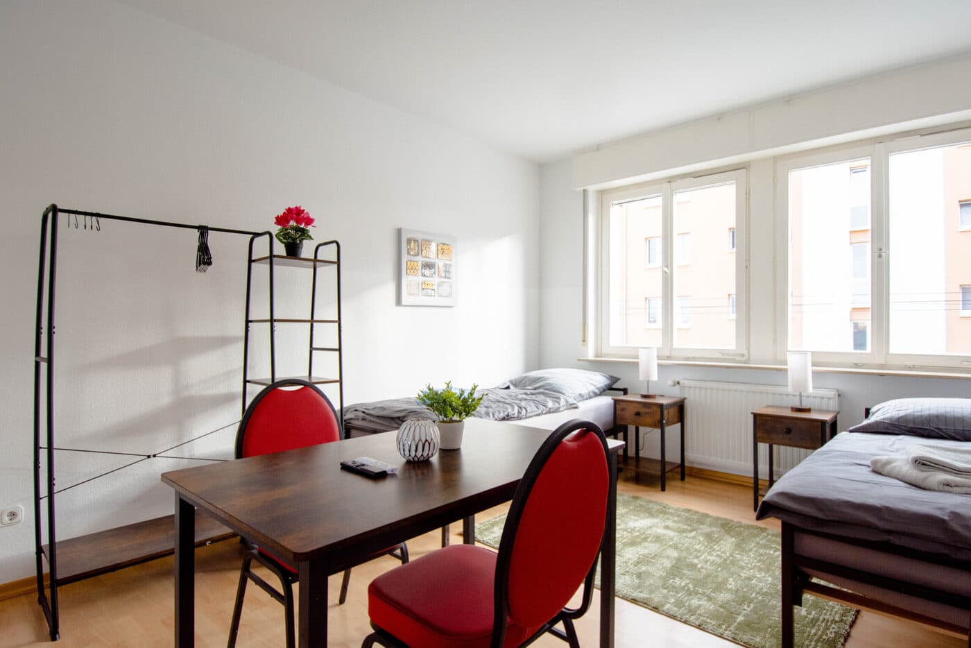 Wohn- und Essbereich einer von GLL bewirtschafteten Wohnung